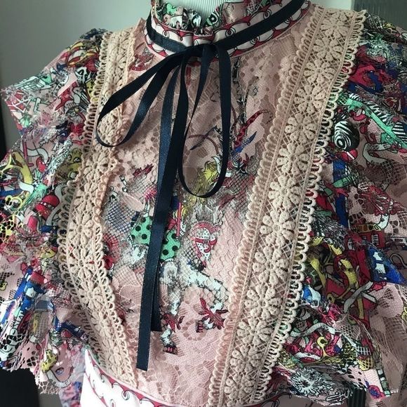 Dalia MacPhee printed minidress size medium - Picture 5 of 10